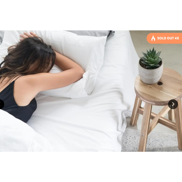 New Miracle Made Sheets Anti-Microbial Luxe Sheet Set White King - Picture 3 of 4